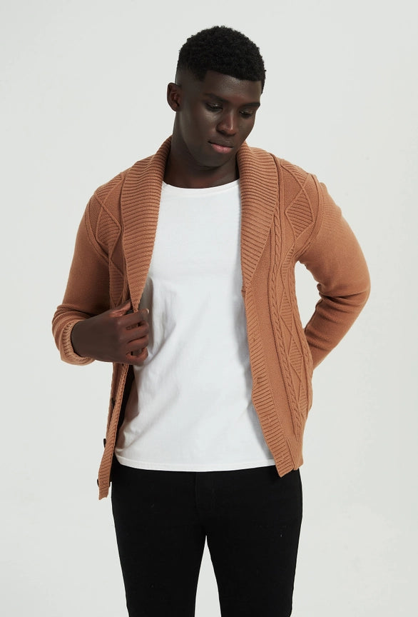 Heritage Cardigan In Brown